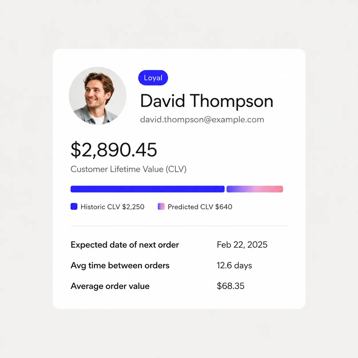 Customer intelligence visualization
